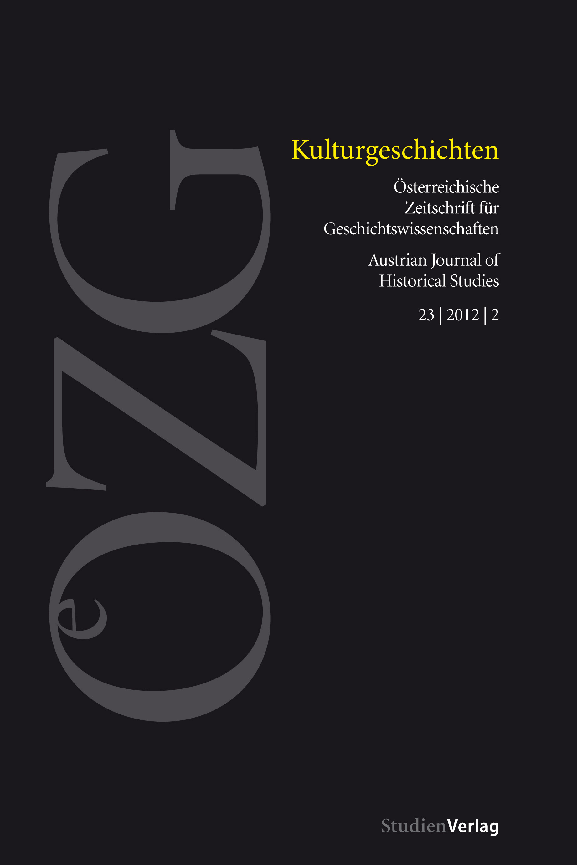 					Ansehen Bd. 23 Nr. 2 (2012): Kulturgeschichten
				