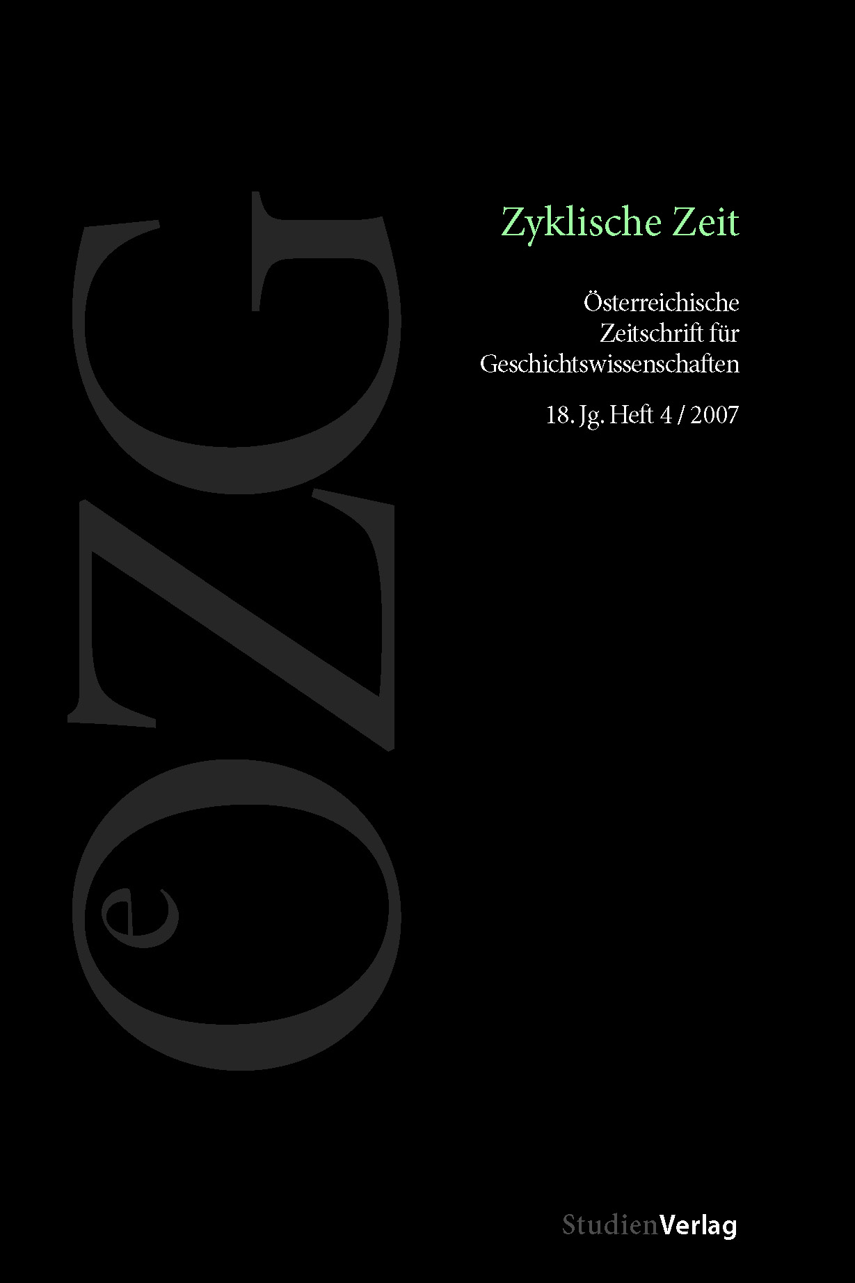 					Ansehen Bd. 18 Nr. 4 (2007): Zyklische Zeiten
				