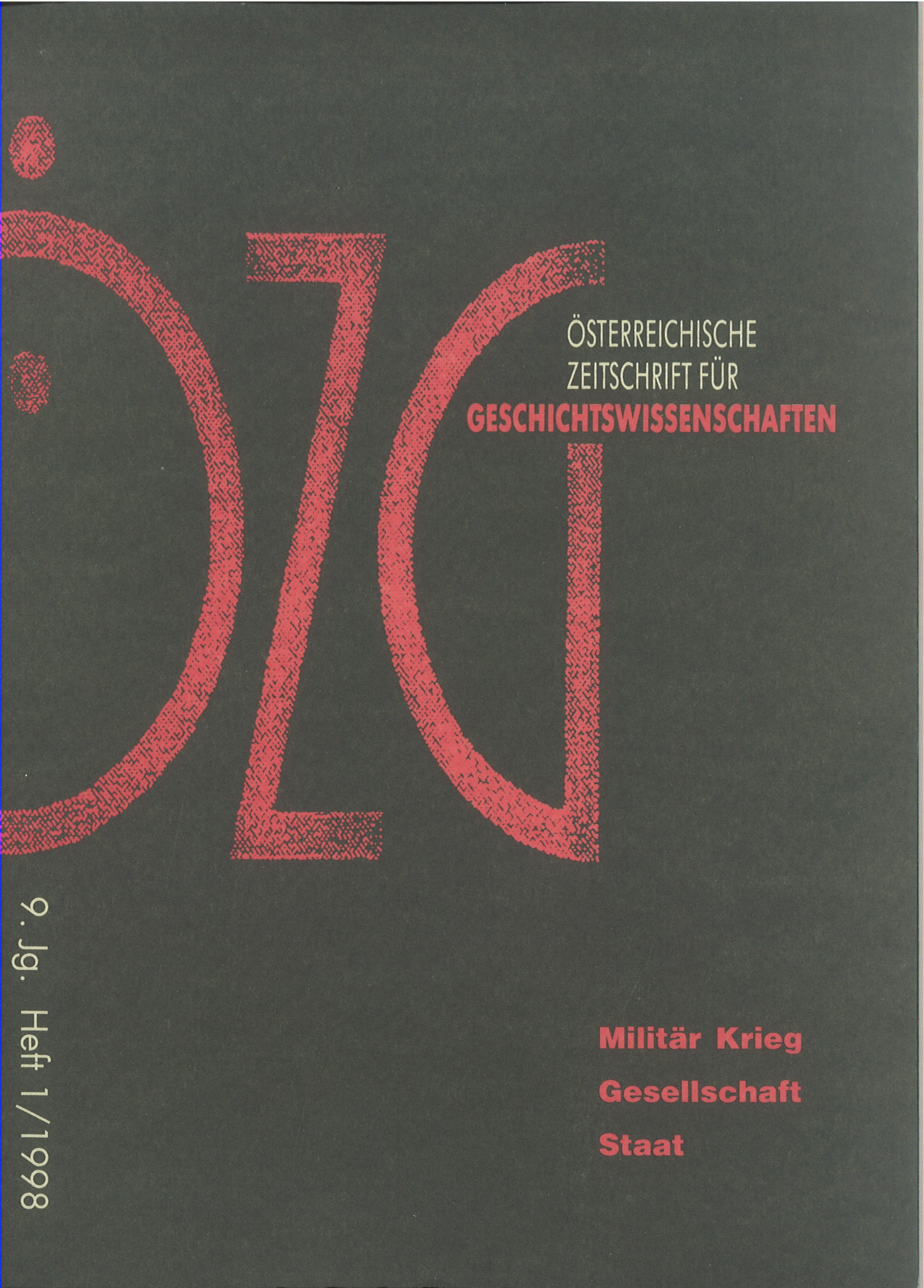 					Ansehen Bd. 9 Nr. 1 (1998): Militär - Krieg - Gesellschaft - Staat
				