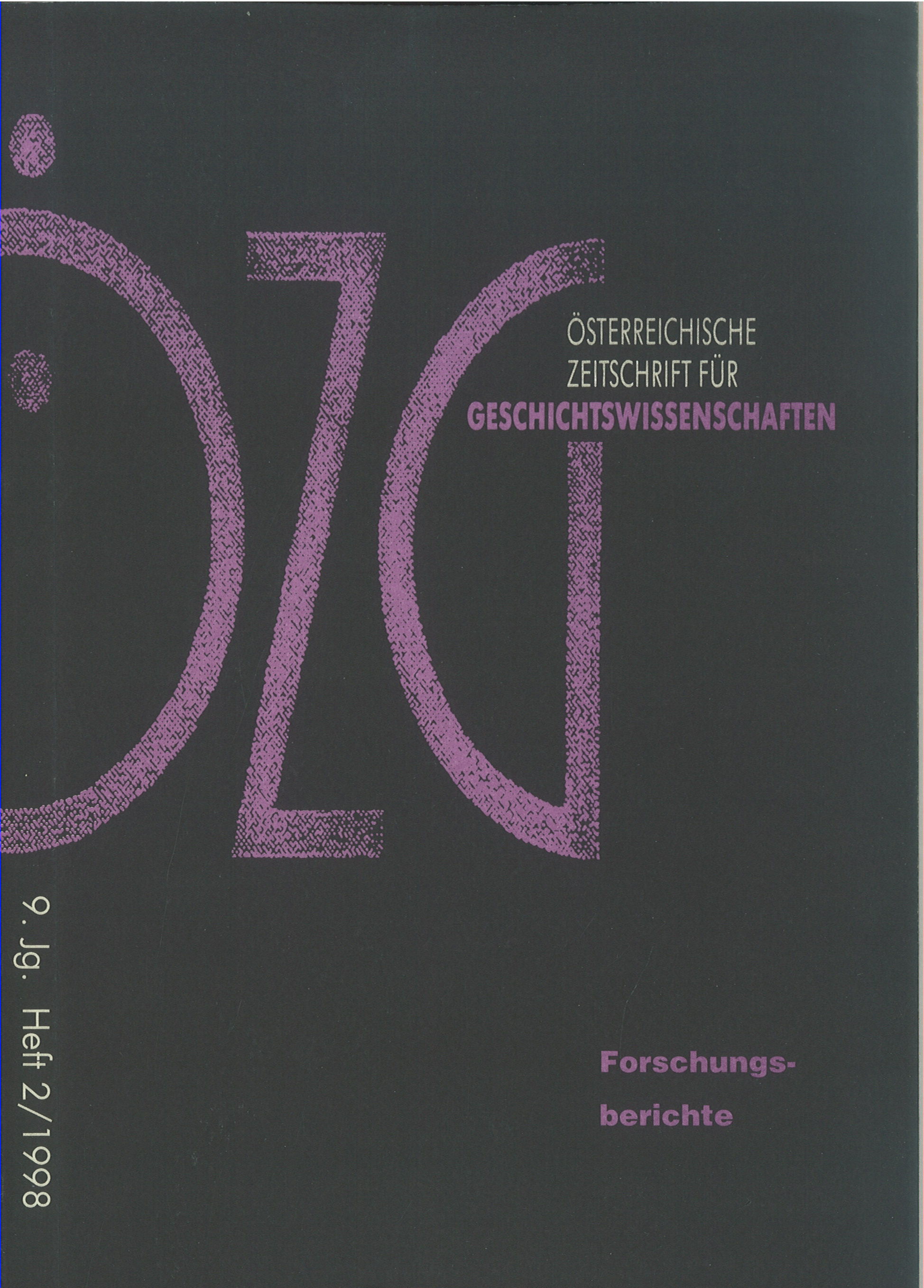 					Ansehen Bd. 9 Nr. 2 (1998): Forschungsberichte
				