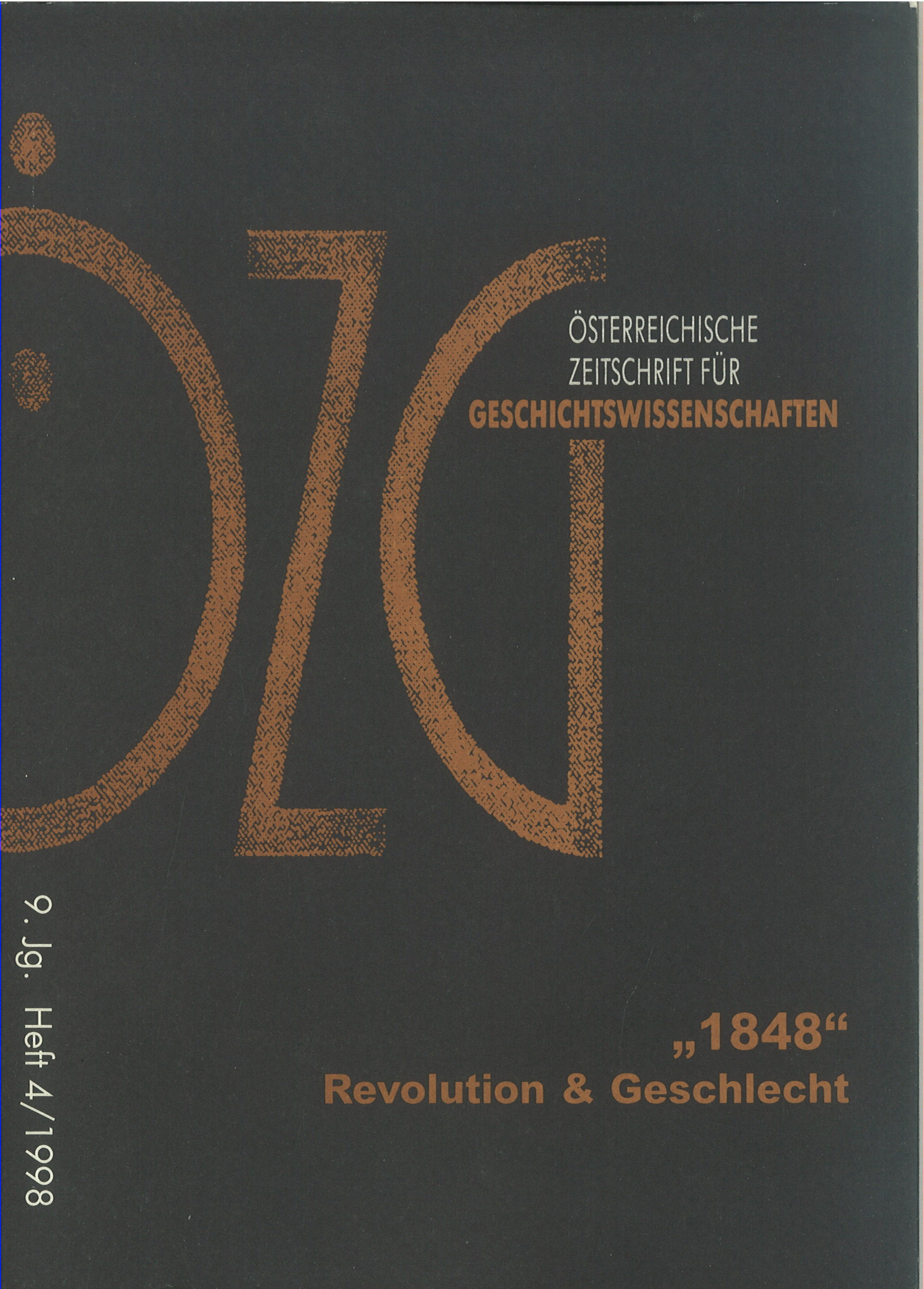 					Ansehen Bd. 9 Nr. 4 (1998): "1848" - Revolution & Geschlecht
				