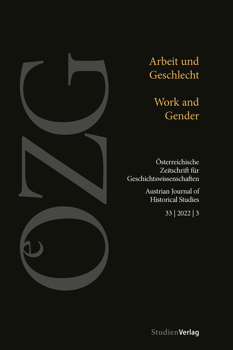 Cover der OeZG 3/2022