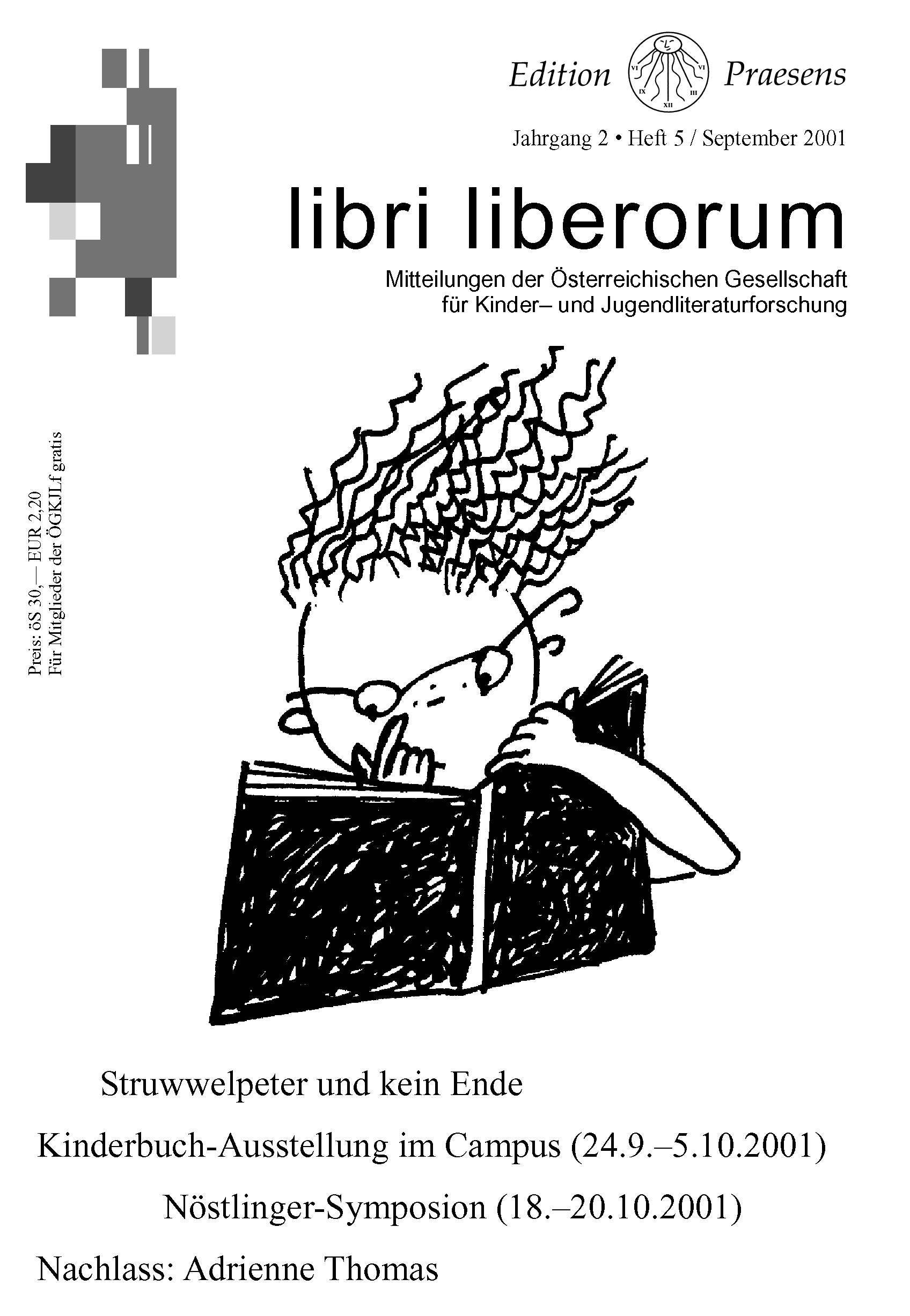 					Ansehen libri liberorum (Jahrgang 2/ Heft 5/ September 2001)
				