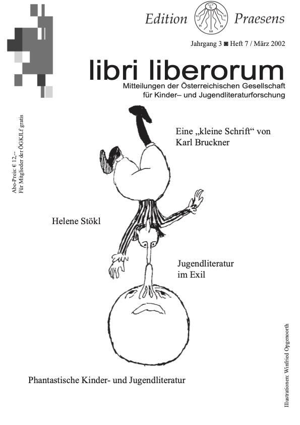 					Ansehen libri liberorum (Jahrgang 3/ Heft 7/ März 2002)
				