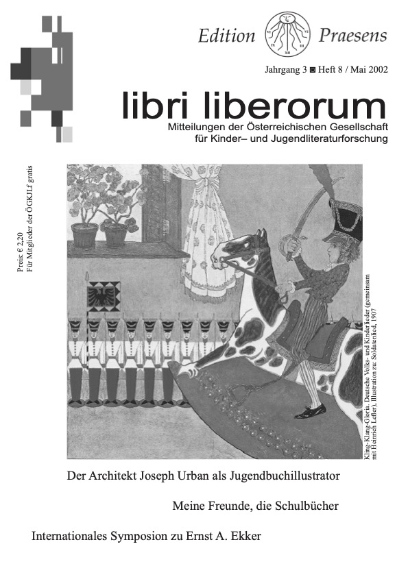 					Ansehen libri liberorum (Jahrgang 3/ Heft 8/ Mai 2002)
				