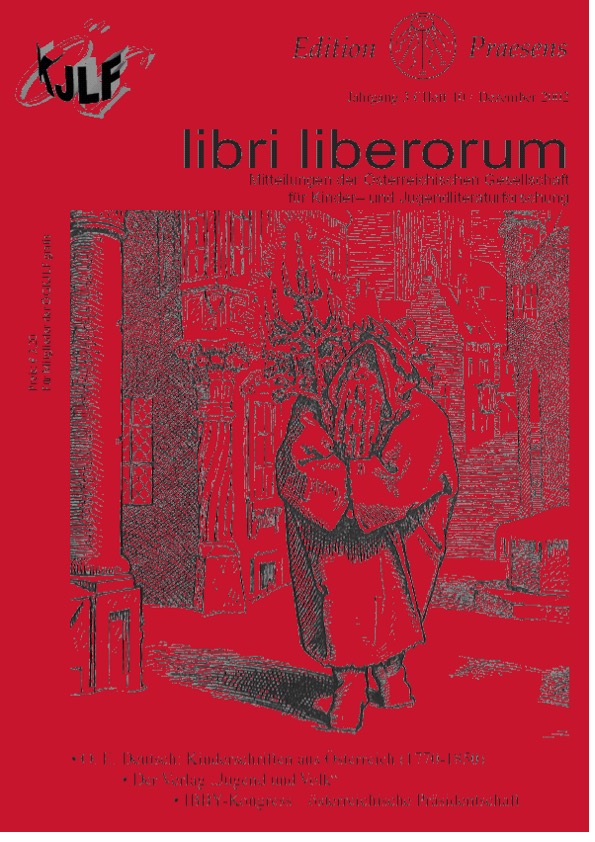 					Ansehen libri liberorum (Jahrgang 3/ Heft 10/ Dezember 2002)
				