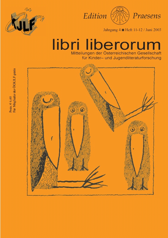 					Ansehen libri liberorum (Jahrgang 4/ Heft 11-12/ Juni 2003)
				