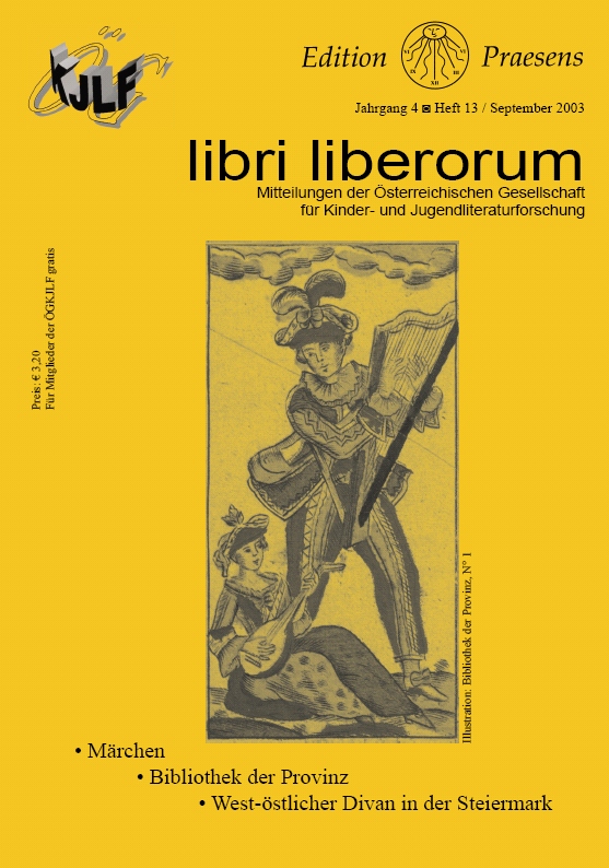 					Ansehen libri liberorum (Jahrgang 4/ Heft 13/ September 2003)
				