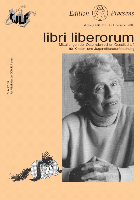 					Ansehen libri liberorum (Jahrgang 4/ Heft 14 / Dezember 2003)
				