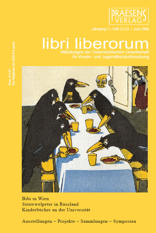 					Ansehen libri liberorum (Jahrgang 7/Heft 23-24/ Juni 2006)
				