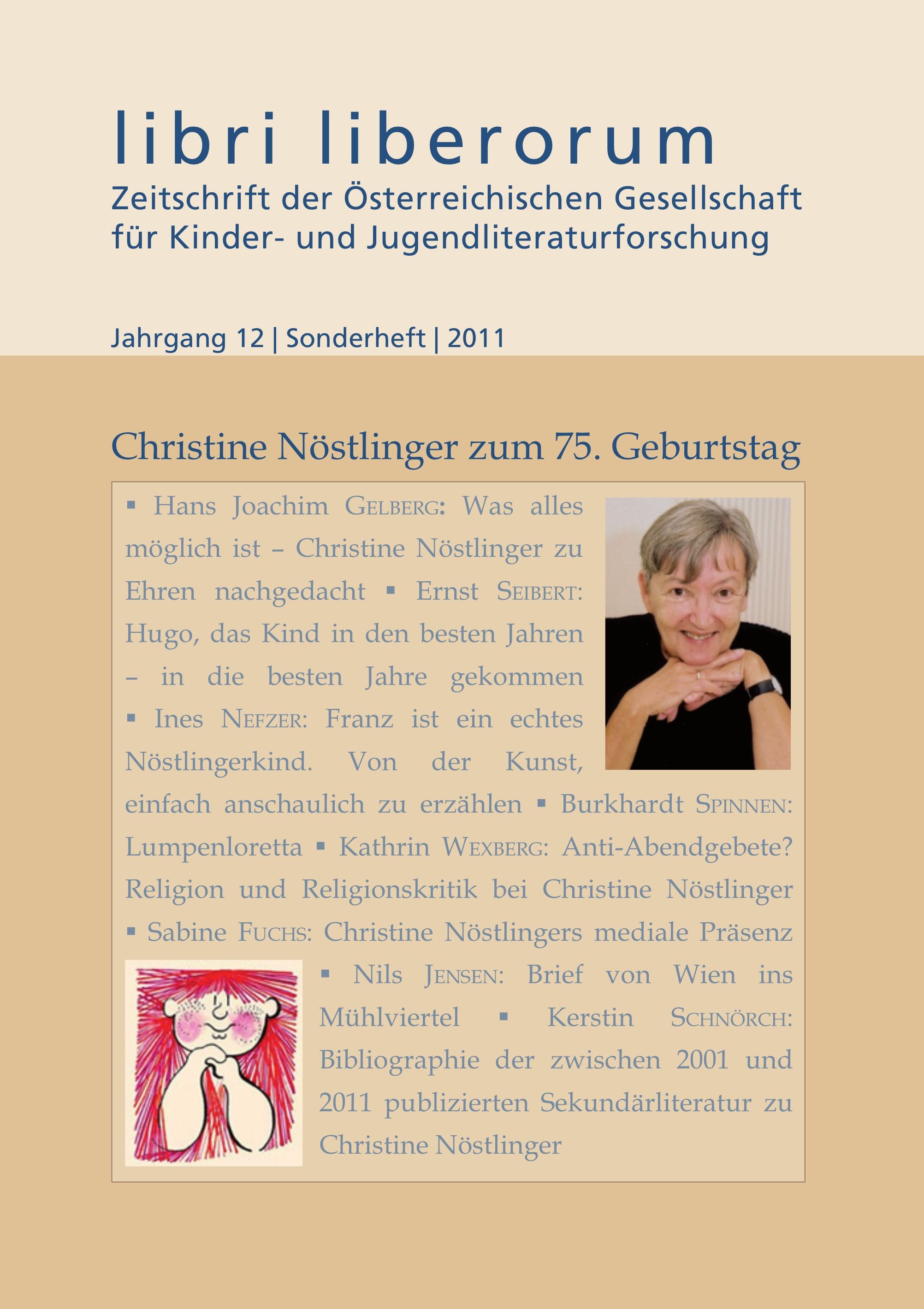 					Ansehen libri liberorum (Jahrgang 12/Sonderheft/2011)
				