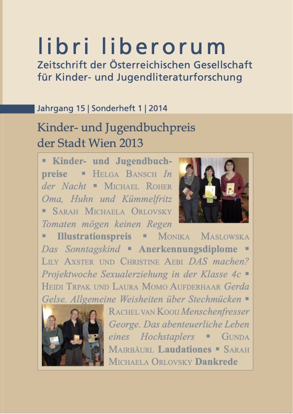 					Ansehen libri liberorum (Jahrgang 15/Sonderheft 1/2014)
				